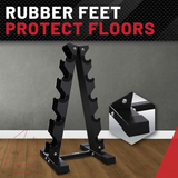 Lifeline A-Frame Dumbbell Rack – Compact and Durable Storage Solution for Up to 200 lbs of Dumbbells