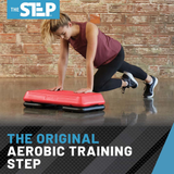 The Step Circuit Size Platform with Two (2) Freestyle Risers - Red