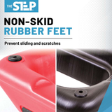 The Step Circuit Size Platform with Two (2) Freestyle Risers - Red