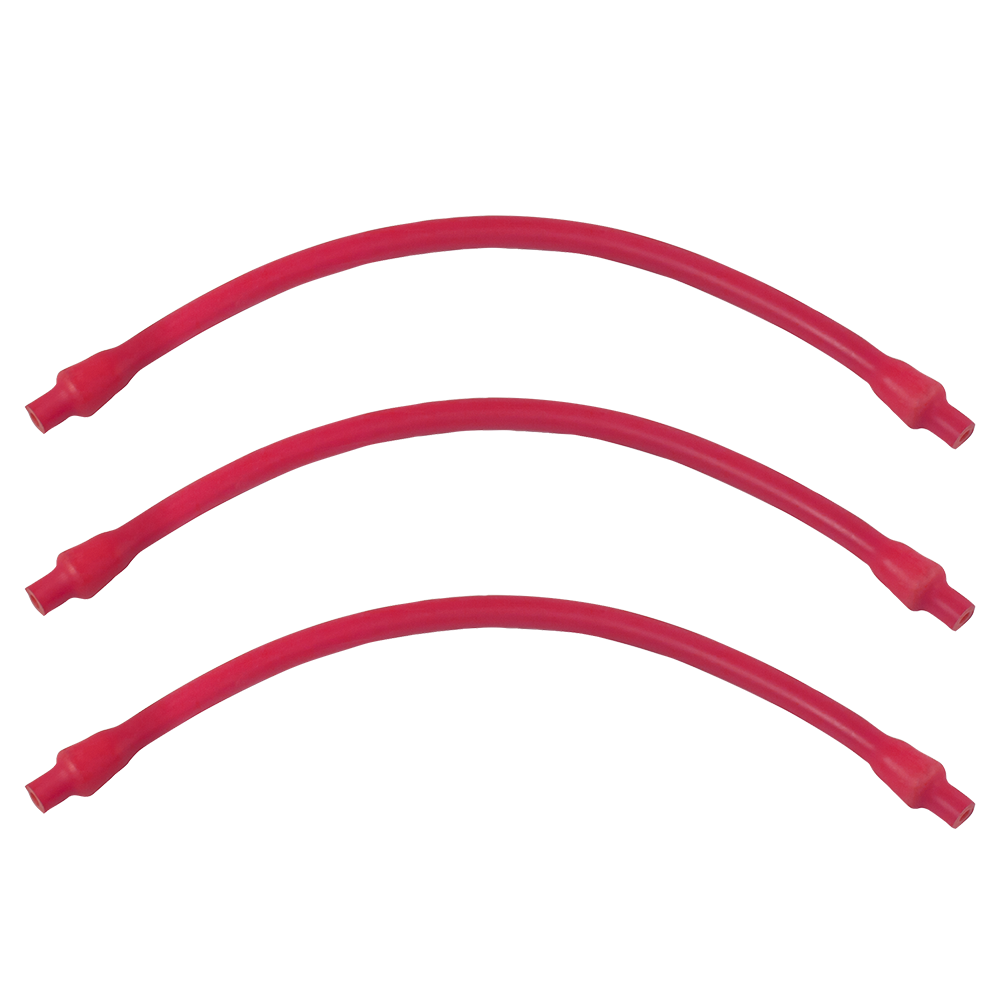 Lifeline USA Fascia Elastici Per Resistenza – 3 Cavi Intercambiabili Da 9 A 60 Libbre, Rosso