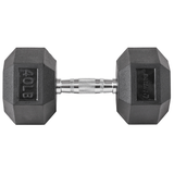 Lifeline Fitness Hex Rubber Dumbbells - Multiple Weight Options