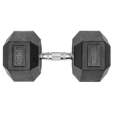 Lifeline Fitness Hex Rubber Dumbbells - Multiple Weight Options