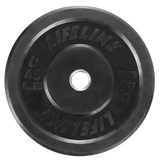 Lifeline Rubber Olympic Bumper Plates - Multiple Sizes Available