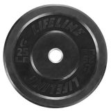 Lifeline Rubber Olympic Bumper Plates - Multiple Sizes Available
