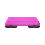 The Step Circuit Size Platform with Two (2) Freestyle Risers - Pink - Aerobic Step Platform