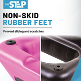 The Step Circuit Size Platform with Two (2) Freestyle Risers - Pink