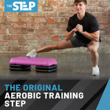 The Step Circuit Size Platform with Four (4) Freestyle Risers - Pink