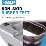 The Step Circuit Size Platform with Two (2) Freestyle Risers - Grey