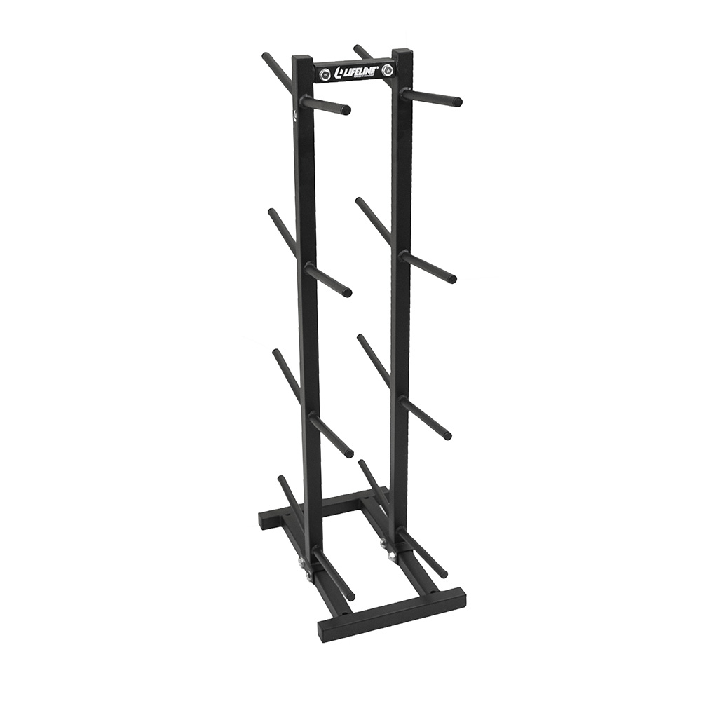 ball weights with eve hooks Lifeline Fitness Slam Ball Rack – Vertical 8-Tier Storage Solution