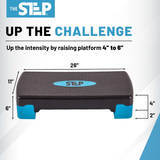 The Step - Adjustable 26" Circuit Step Platform for Cardio & Strength Training