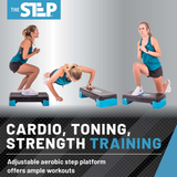 The Step - Adjustable 26" Circuit Step Platform for Cardio & Strength Training