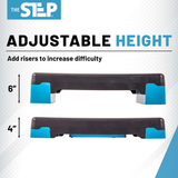 The Step - Adjustable 26" Circuit Step Platform for Cardio & Strength Training