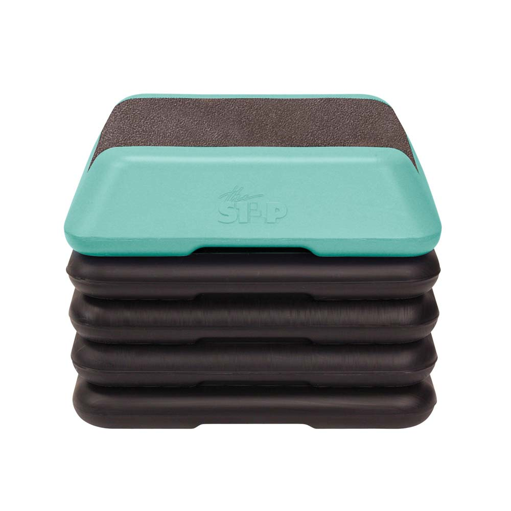 The Step Adjustable High Step Aerobic Platform with 4 Risers