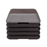 The Step High Step Platform with Four (4) Risers - Gray-Aerobic Step Platform