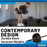 US Weight 55 Pound Multi-Function Adjustable Weight Set