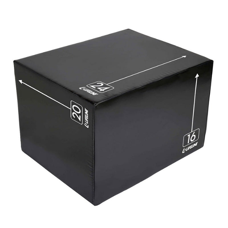 3-in-1 Small Foam Plyo Box – 16" - 20” - 24” from Lifeline Fitness for Jumping boxes and Jumper box, compared to Perform Better. 