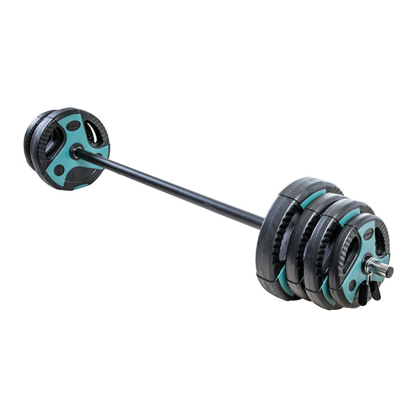 The US Weight 54lb Weight Set With 55” Bar from Lifeline Fitness for Weights and Weight Lifting Weights compared to Rogue Fitness. 