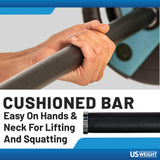 The US Weight 54lb Weight Set With 55” Bar from Lifeline Fitness for Bench press and Weight Lifting compared to Better Body Equipment. 