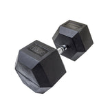The Hex Rubber Dumbbells from Lifeline Fitness for Dumbbells and Dumbbell Rows. 