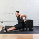 3-in-1 Foam Plyo Box – 20" - 24” - 30” from Lifeline Fitness for Jumping boxes and Plyo box, compared to Power systems.    