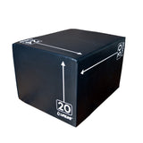 3-in-1 Foam Plyo Box – 20" - 24” - 30” from Lifeline Fitness for Plyo box and Jumper box, compared to Rep Fitness. 