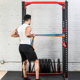 C1 Pro Power Squat Rack from Lifeline Fitness for Squat Rack and Smith Machine, compared to Titan Fitness. 