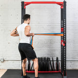 C1 Pro Power Squat Rack from Lifeline Fitness for Squat Rack and Smith Machine, compared to Titan Fitness.