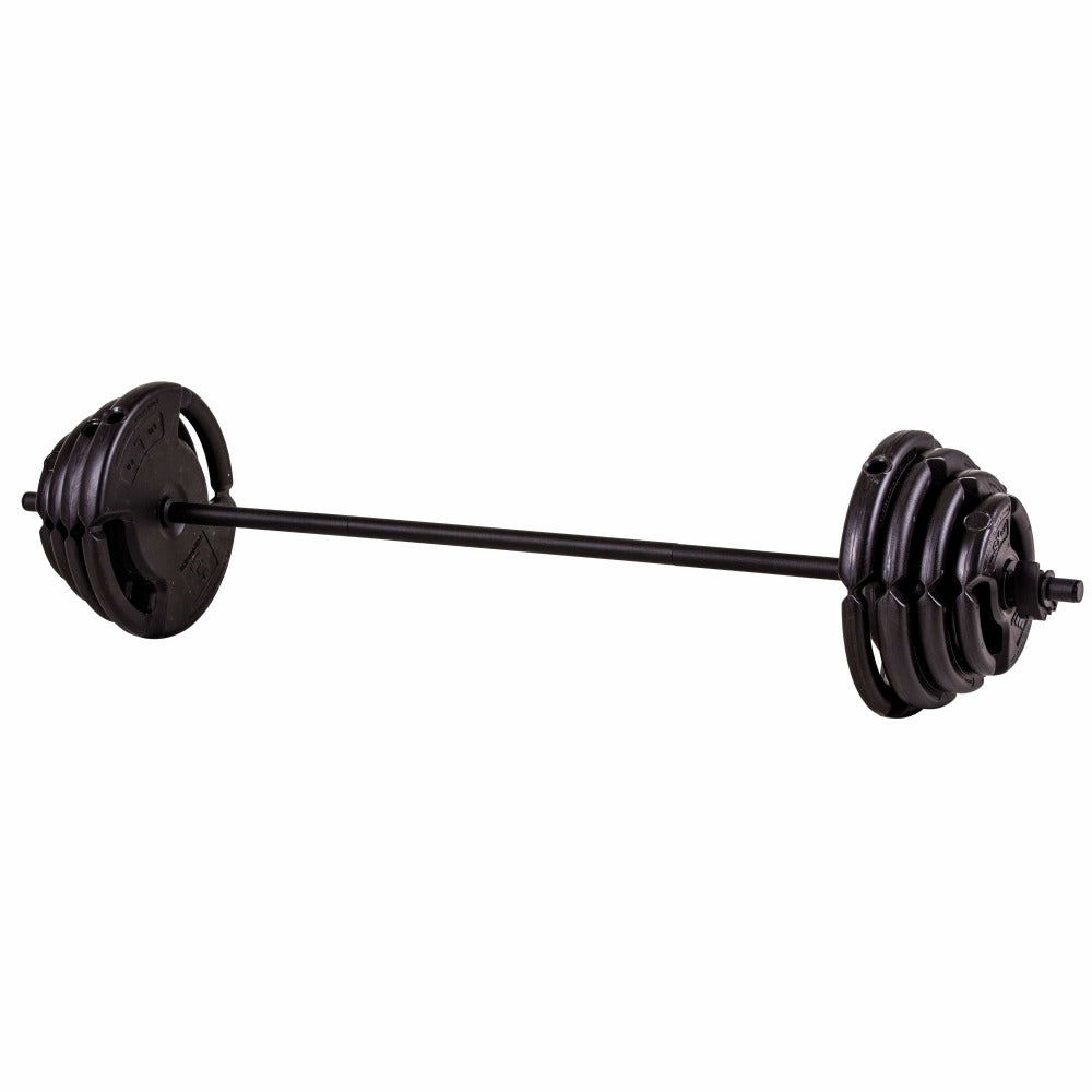 The Step 60 LB Adjustable Barbell Weight Set – Home Gym Equipment
