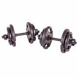 The Step Fitness Adjustable Dumbbell Set 35lbs with Dumbbell Bar, Collars, and Weights from Lifeline Fitness for Fitness and Home Gym.