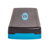 The Step 26” Circuit Size Platform from Lifeline Fitness for Step and Aerobic Exercise, in Blue compared to Gear Lab. 