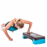 The Step 26” Circuit Size Platform from Lifeline Fitness for Fitness and Home Gym, in Blue. 