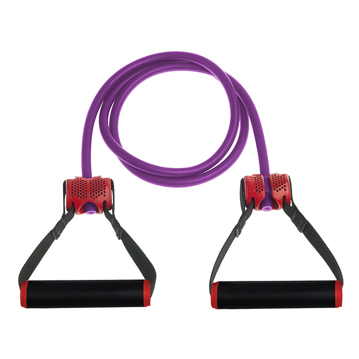The Max Flex Cable Kit from Lifeline Fitness for Resistance Training Equipment for Gym Equipment, in purple. 
