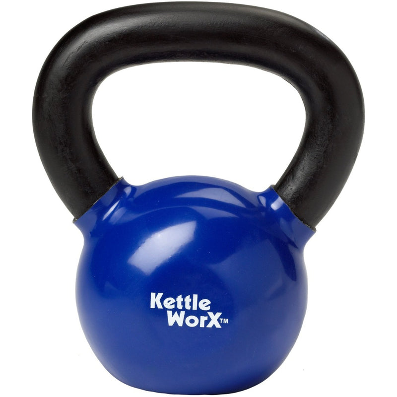 The KettleWorX Kettlebell Weight from Lifeline Fitness for Kettlebell Exercises and Kettle bell workouts, compared to Rouge Fitness. 