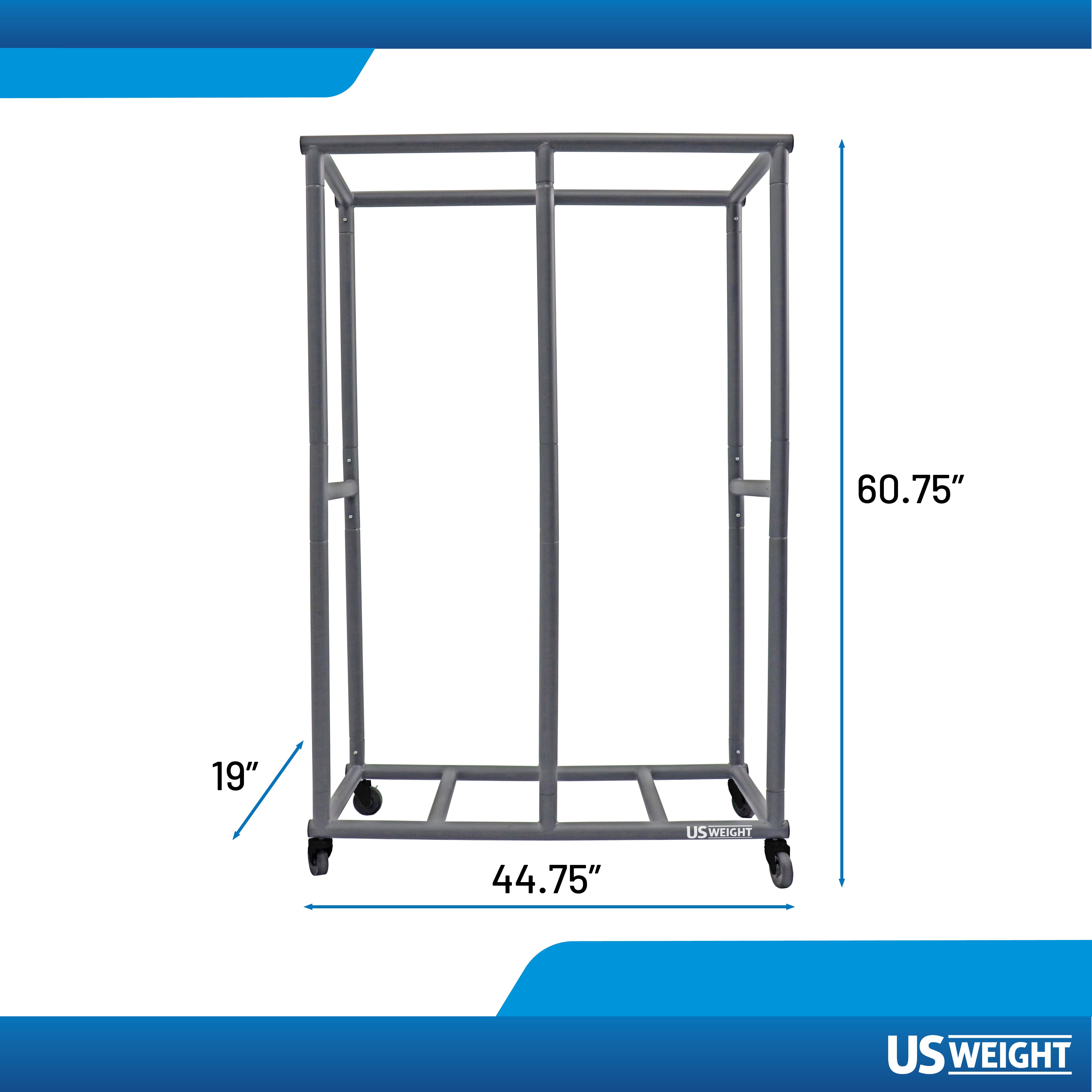US Weight Durable Rolling Stackable Steps Storage Cart | Lifeline Fitness