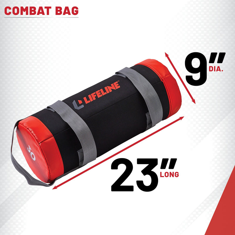 Combat Bag | Workout Sandbag from Lifeline Fitness for Weighted Fitness Bag    and Sandbag Exercise Bags, compared to Titan fitness.    