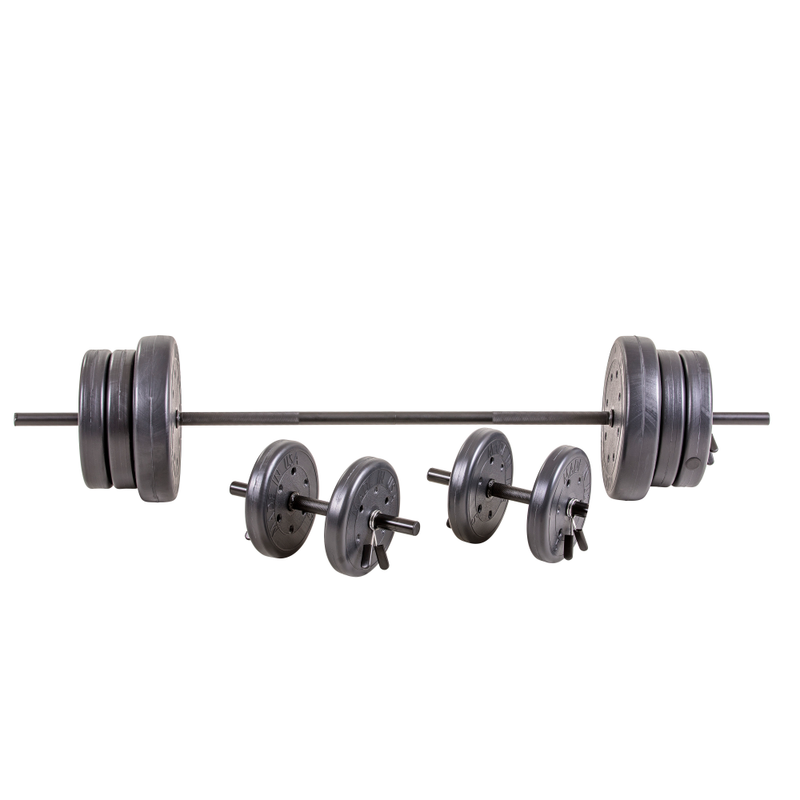 Lifeline Gym Barbell Weight Set Lifeline Full Weightlifting Set
