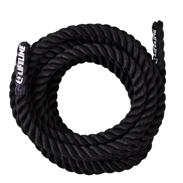 Elite Training Battle Rope – 1.5" x 30' Training Rope for Home Gym and CrossFit Workouts
