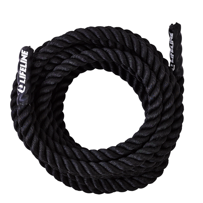 Elite Training Battle Rope – 1.5" x 30' Training Rope for Home Gym and CrossFit Workouts