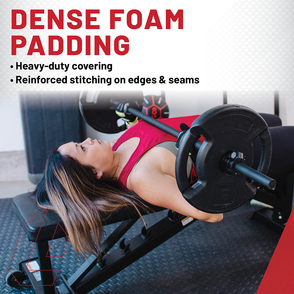 Lifeline Adjustable Weight Bench – For Weightlifting and Strength