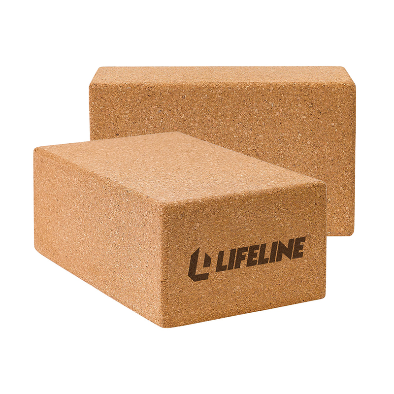 Lifeline Fitness Cork Yoga Blocks