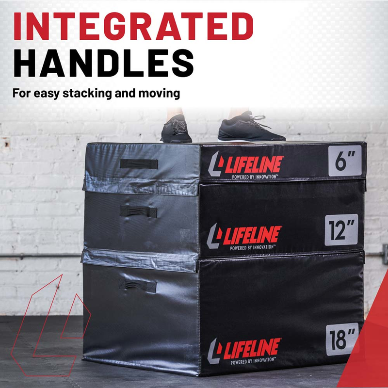 Foam Plyo Boxes - Workout Equipment for Home Gym - Plyometric