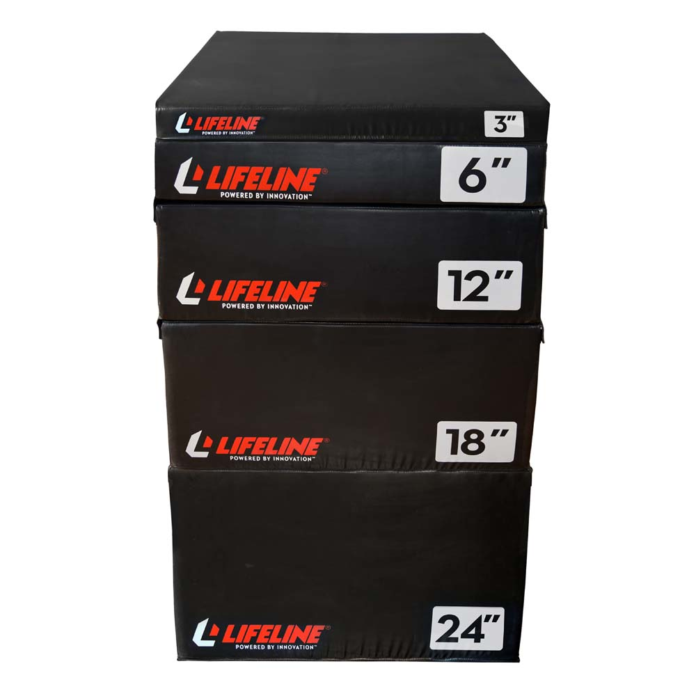 Foam Plyo Boxes - Workout Equipment for Home Gym - Plyometric