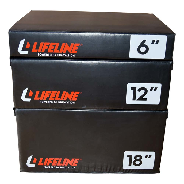 Lifeline Fitness Foam Plyo Boxes - Multiple Sizes and Sets Available