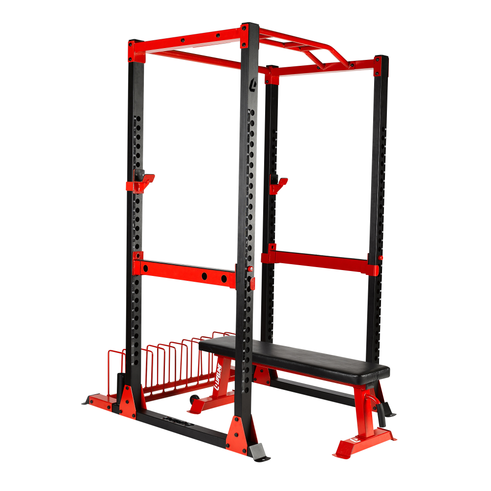 Lifeline C1 Pro Power Squat Rack System | Lifeline Fitness