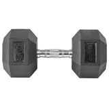 Lifeline Fitness Hex Rubber Dumbbells - Multiple Weight Options
