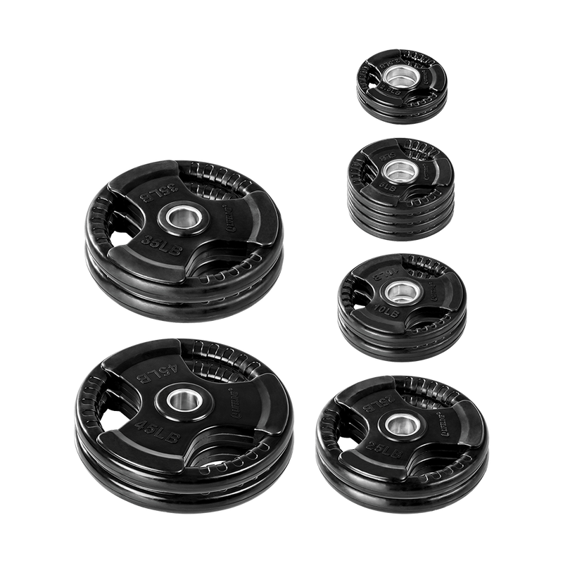 Lifeline Olympic Rubber Grip Plate Sets