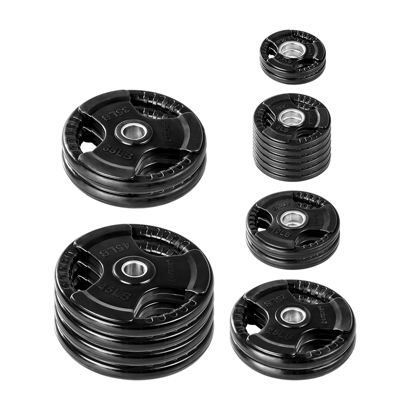 Lifeline Olympic Rubber Grip Plate Sets
