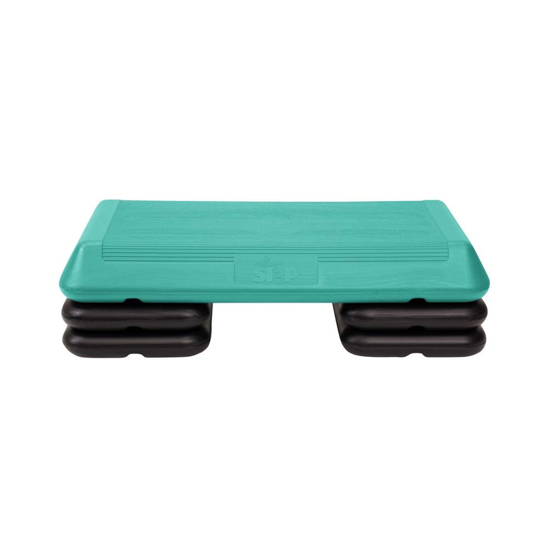 The Step Circuit Size Platform with Four (4) Freestyle Risers - Teal