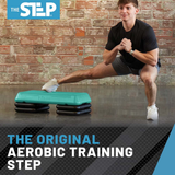 The Step Circuit Size Platform with Four (4) Freestyle Risers - Teal