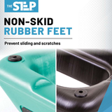 The Step Circuit Size Platform with Four (4) Freestyle Risers - Teal